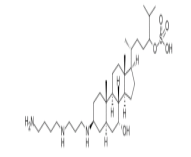 (3Β,5Α,7Α)-3-[[3-((4-氨基丁基)氨基)丙基]氨基]胆甾烷-7,24-二醇24-氢硫酸酯，cas148717-90-2