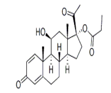 11Β,17Α-二羟基-1,4-孕二烯-3,20-二酮17-丙酸酯，cas 20424-00-4
