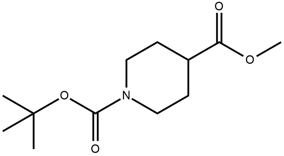 N-Boc-4-哌啶甲酸甲酯,CAS:124443-68-1