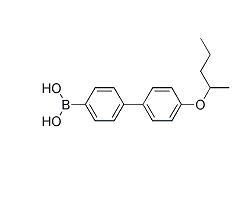 4-(4′-(2-戊氧基)苯基)苯硼酸;[4&#039;-(1-甲基丁氧基)[1,1&#039;-联苯]-4-基]硼酸 CAS： 1072951-79-1