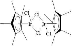 二氯(五甲基环戊二烯基)合铱(III)二聚体,cas:12354-84-6