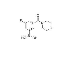 3-氟-5-(吗啉-4-羰基)苯基硼酸,CAS:874219-40-6