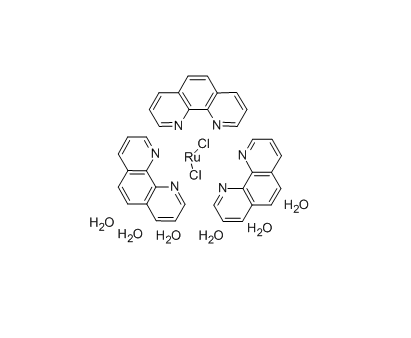 二氯三(1,10-邻二氮杂菲)钌(Ⅱ)水合 cas:304695-79-2