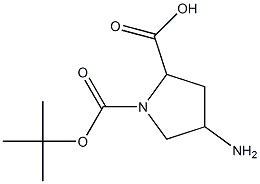 4-氨基-1-(叔丁氧羰基)吡咯烷-2-羧酸,CAS:125629-83-6