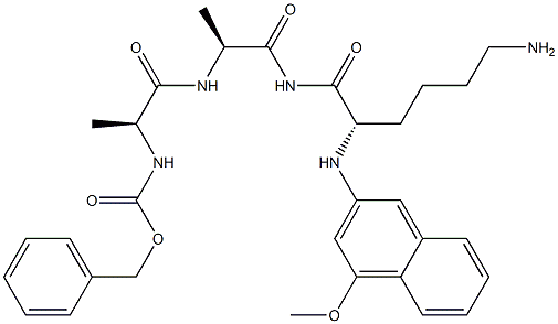 Z-Ala-Ala-Lys-4MβNA formiate salt，CAS：63244-88-2