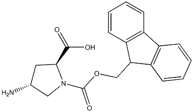 1,2-Pyrrolidinedicarboxylic acid, 4-amino-, 1-(9H-fluoren-9-ylmethyl) ester, (2S,4R)-,CAS:1061737-18-5