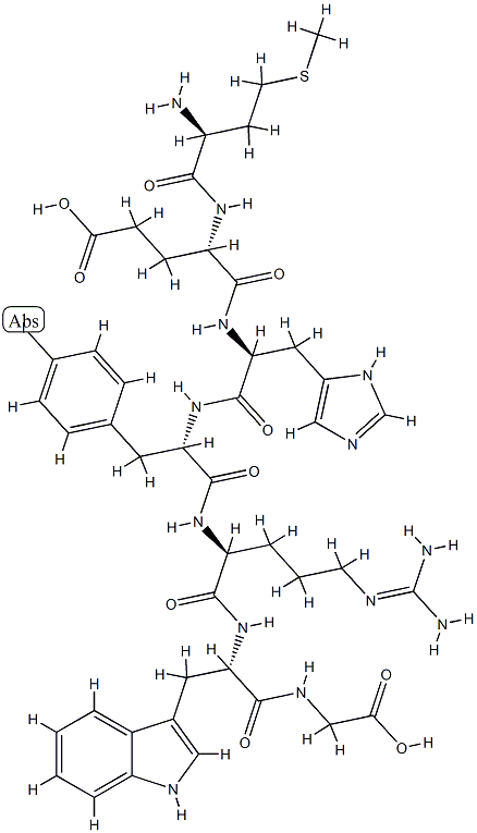 (p-Iodo-Phe)-ACTH (4-10)，CAS： [159600-82-5]