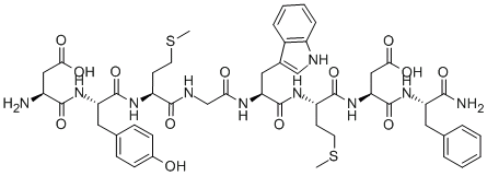Cholecystokinin (26-33), CCK8;DYMGWMDF-NH2，CAS：25679-24-7