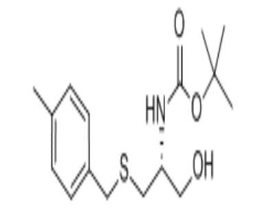 (S)-叔-丁基1-羟基-3-(4-甲基苯甲硫基)丙烷-2-基氨基甲酸酯，cas129397-85-9