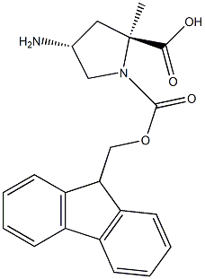 1,2-吡咯烷二羧酸，4-氨基-1-（9H-氟-9-基甲基）2-甲基酯，（2S，4R）-,CAS:1217455-16-7