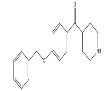(4-(苄氧基)苯基)(哌啶-4-基)甲酮，cas1263378-61-5