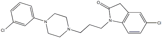 5-氯-1-{3-[4-（3-氯苯基）-1-哌嗪基]丙基}吲哚-2-酮,CAS:741658-56-0