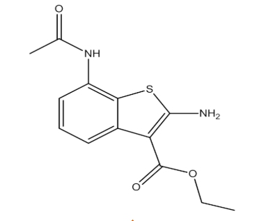 Ethyl 7-acetamido-2-aminobenzo[b]thiophene-3-carboxylate，cas 108940-16-5