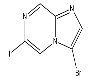 3-Bromo-6-iodoimidazo[1,2-a]pyrazine，cas1464160-29-9