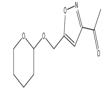 1-(5-(((Tetrahydro-2H-pyr-2-yl)oxy)methyl)isoxazol-3-yl)ethone，cas1394120-46-7
