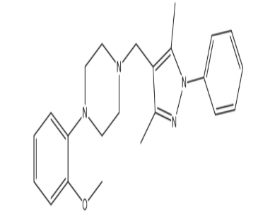 1-((3,5-Dimethyl-1-phenyl-1H-pyrazol-4-yl)methyl)-4-(2-methoxyphenyl)piperazine,cas1245469-24-2