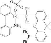cas:1445085-97-1,甲烷磺酸(4,5-双二苯基膦-9,9-二甲基氧杂蒽)(2-氨基-1,1&#039;-联苯-2-基)钯(II),XtPhos Pd G3