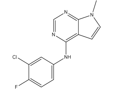 N-(3-Chloro-4-fluorophenyl)-7-methyl-7H-pyrrolo[2,3-d]pyrimidin-4-amine，cas346600-34-8