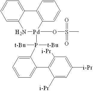 cas:1447963-75-8,甲烷磺酸(2-二叔丁基膦基-2&#039;,4&#039;,6&#039;-三异丙基-1,1&#039;-联苯基)(2&#039;-氨基-1,1&#039;-联苯-2-基)钯(II),tBuXPhos Pd G3