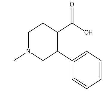 1-甲基-3-苯基哌啶-4-羧酸，cas658712-69-7