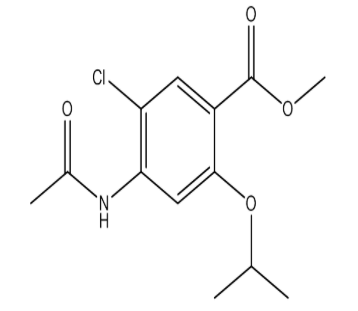 Methyl 4-acetamido-5-chloro-2-isopropoxybenzoate，cas172093-28-6