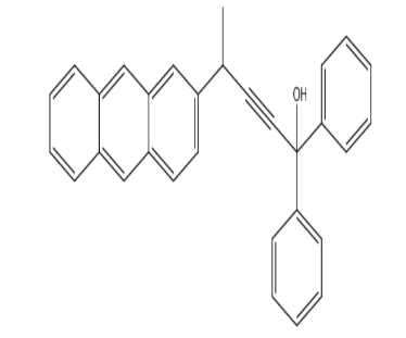 4-(蒽-2-基)-1,1-二苯基戊-2-炔-1-醇，cas17939-06-9