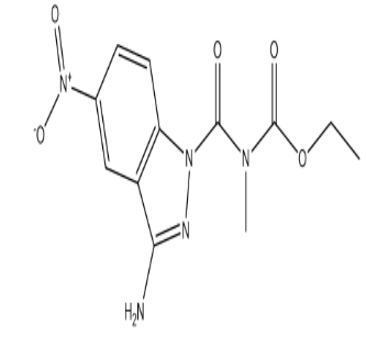 Ethyl (3-amino-5-nitro-1H-indazole-1-carbonyl)(methyl)carbamate,cas65288-55-3