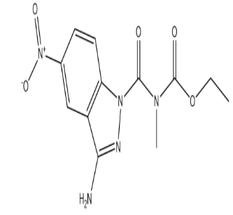 Ethyl (3-amino-5-nitro-1H-indazole-1-carbonyl)(methyl)carbamate，cas65288-55-3