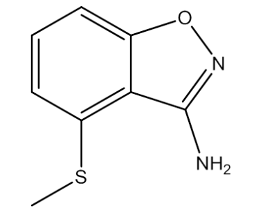 4-(Methylthio)benzo[d]isoxazol-3-amine，cas1228574-44-4