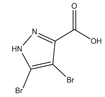 4,5-Dibromo-1H-pyrazole-3-carboxylic acid，cas13745-16-9