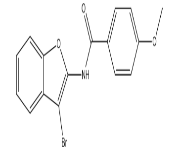 N-(3-溴苯并呋喃-2-基)-4-甲氧基苯甲酰胺，cas 1277175-87-7