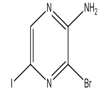 3-溴-5-碘-2-氨基吡嗪，cas1449112-32-6