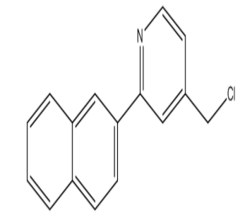 4-(氯甲基)-2-(萘-2-基)吡啶，cas482376-26-1