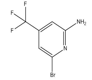 6-溴-4-(三氟甲基)吡啶-2-胺，cas1256825-17-8