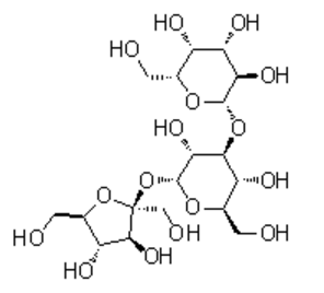 BETA-D-呋喃果糖基 O-BETA-D-吡喃半乳糖基-(1-3)-ALPHA-D-吡喃葡萄糖苷.CAS:686717-73-7