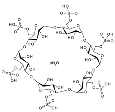 α-环糊精硫酸盐 钠盐 水合物CAS:699020-02-5
