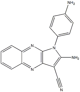 2-氨基-1-(4-氨基苯基)-1H-吡咯并(2,3-B)喹喔啉-3-腈,CAS:301358-46-3