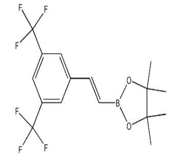 反式-2-[3,5-Bis(三氟甲基)苯基]乙烯基硼酸频那醇酯,CAS:1073354-87-6