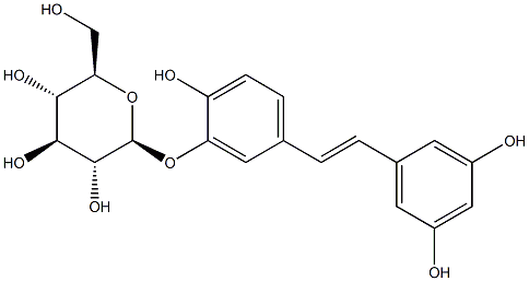 白皮杉醇-3-O-葡萄糖苷,CAS:94356-26-0