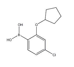 4-氯-2-(环戊氧基)苯硼酸,CAS:1256355-05-1