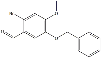 2-溴-4-甲氧基-5-苄氧基苯甲醛,CAS:6451-86-1