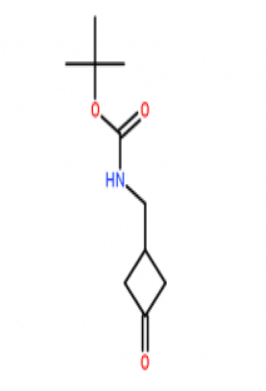 tert-butyl N-[(3-oxocyclobutyl)methyl]carbamate,cas130369-09-4