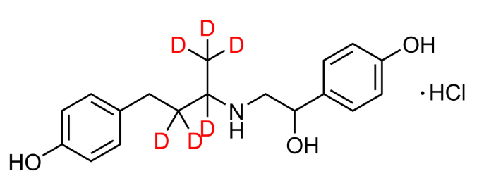 盐酸莱克多巴胺-D6，CAS:1276197-17-1