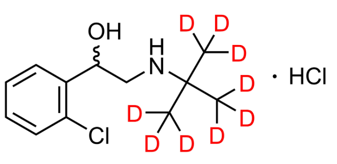 盐酸妥布特罗-D9,CAS:1325559-14-5