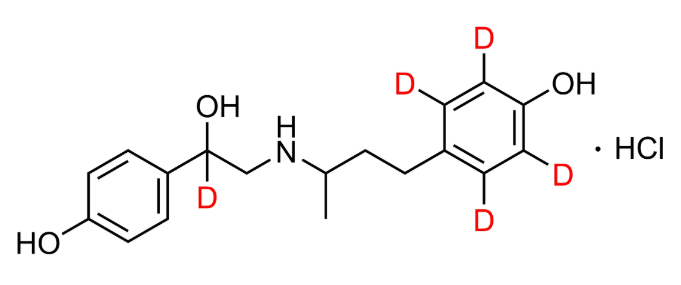 莱克多巴胺盐酸盐-D5,CAS:97825-25-7