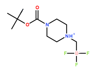 (4-Boc-1-哌嗪-1-基甲基)三氟硼酸内盐，cas1268340-97-1