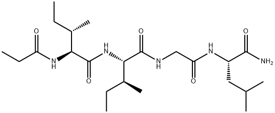 N-(1-氧代丙基)-L-异亮氨酰-L-异亮氨酰甘氨酰-L-亮氨酰胺，CAS： 256419-86-0