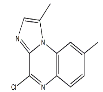 4-氯-1,8-二甲基咪唑并[1,2-a]喹喔，CAS: 445430-62-6