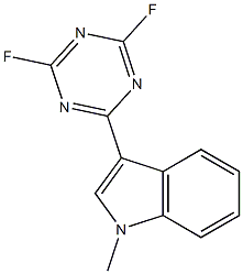 2-（N-甲基吲哚-3-基）-4,6-二氟-s-三嗪,CAS:830328-78-4