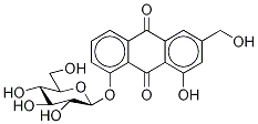 芦荟大黄素-8-O-葡萄糖苷,CAS:33037-46-6